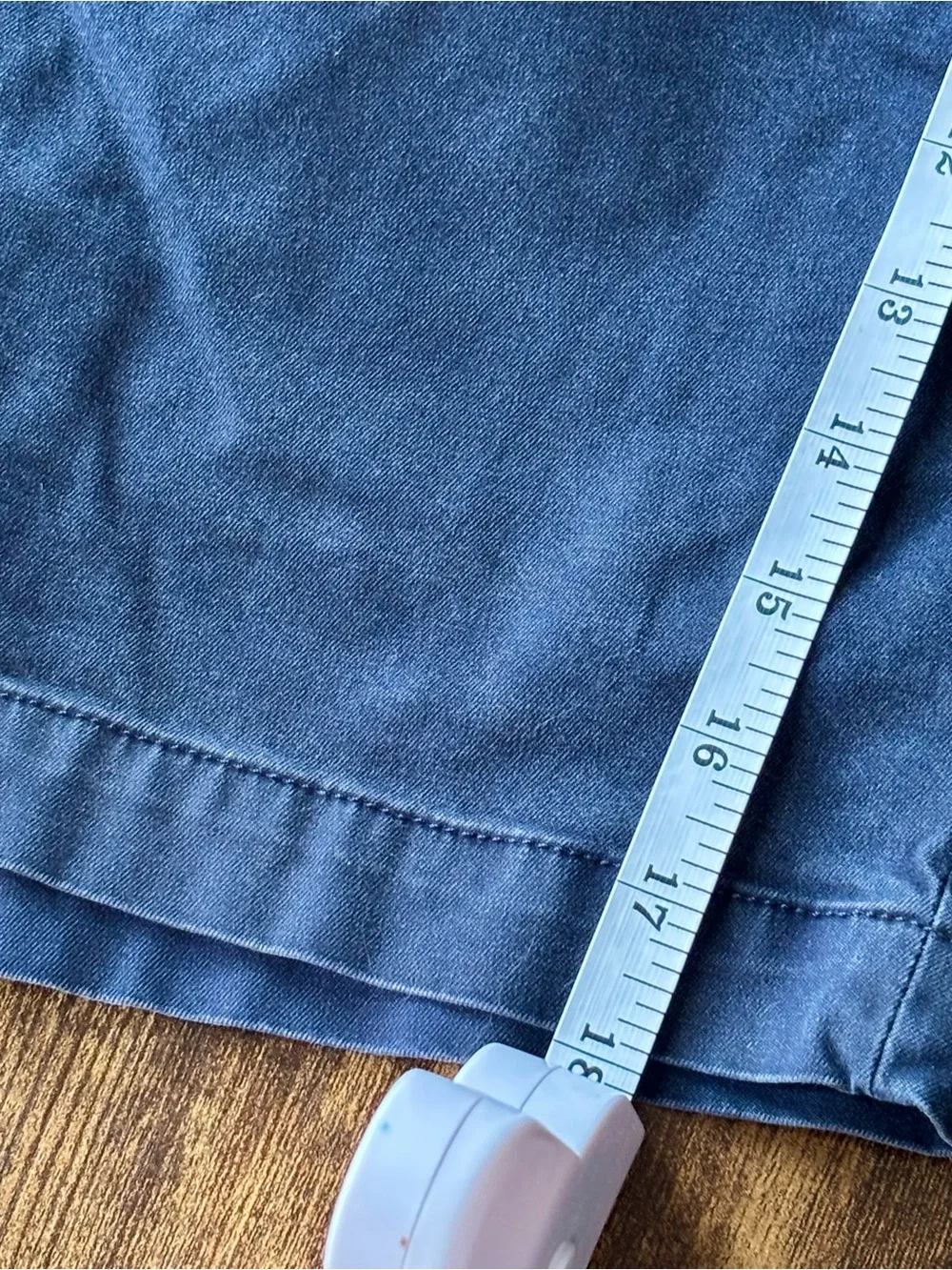 Banana Republic Navy Flat Front Cotton Shorts